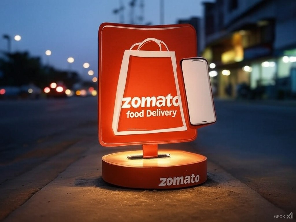 Zomato's share price decreased